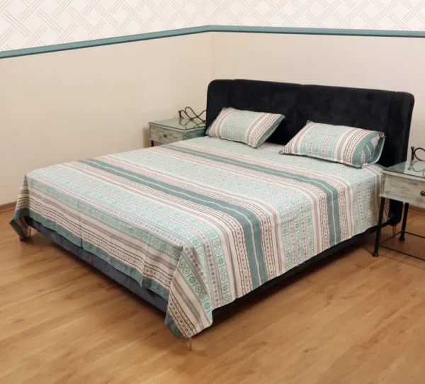 King size Khaddar cotton multani khawaja textile - Multan Bedsheet #JOS00015 - Image 2