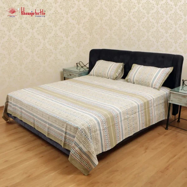 King size Khaddar cotton multani khawaja textile - Multan Bedsheet #JOS00015