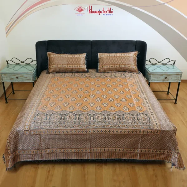 King Multani BedSet Khawaja Textile Glitter - Multan Bedsheet #JOS00014 - Image 2
