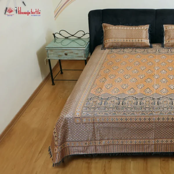 King Multani BedSet Khawaja Textile Glitter - Multan Bedsheet #JOS00014