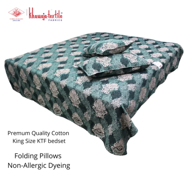 King Multani Bedset Designer’s Plain - Multani Bedsheet #JOS00012