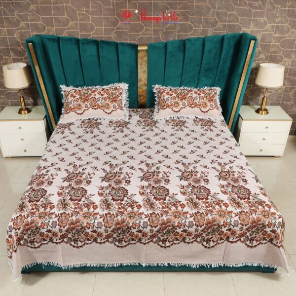 King Size Multani Bedsheet Set Sheesha - Image 4
