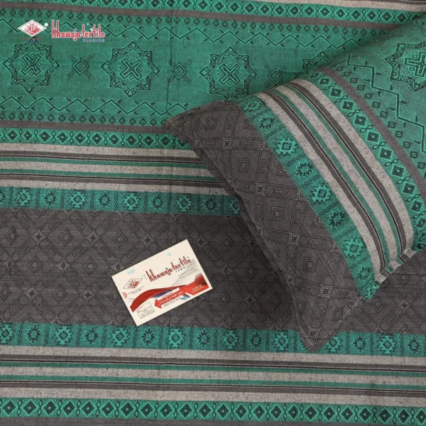 King Size Cotton Khaddar Bedsheet - Image 3