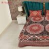 King Size Multani Bedsheet With Flower Design
