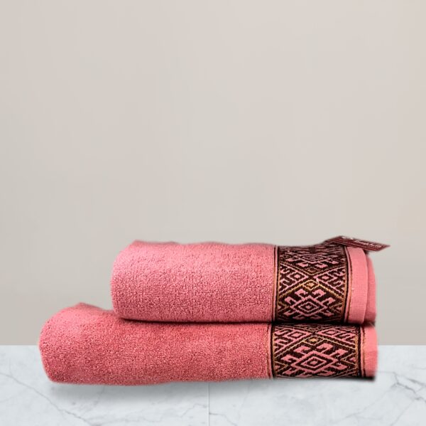 Pure Cotton Pink 600 GSM Towel