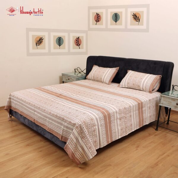 King size Khaddar cotton Bedsheet #633