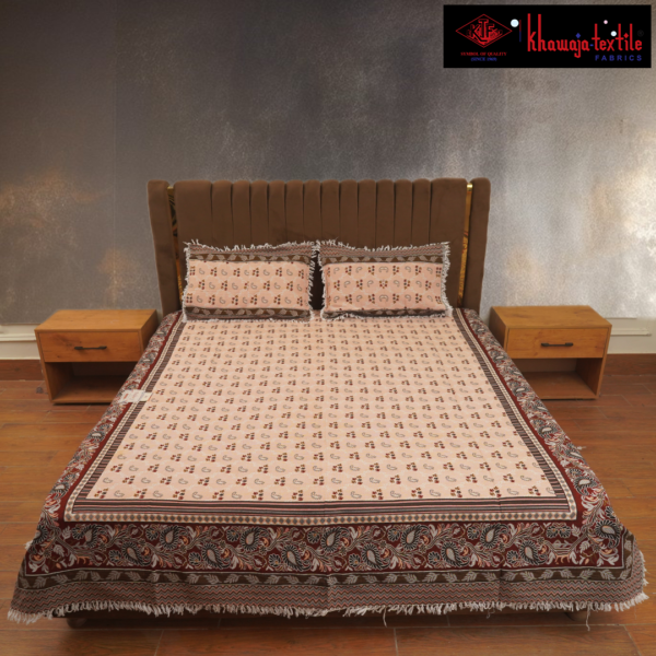 King Size Multani Bedsheet Khawaja Textile Joy